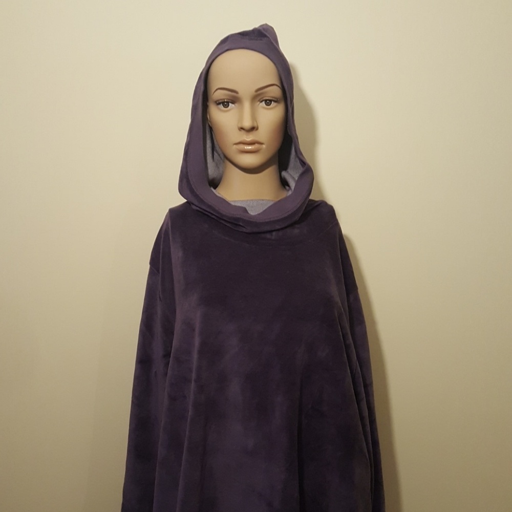 Beautiful, Velour Top with Attached Hood